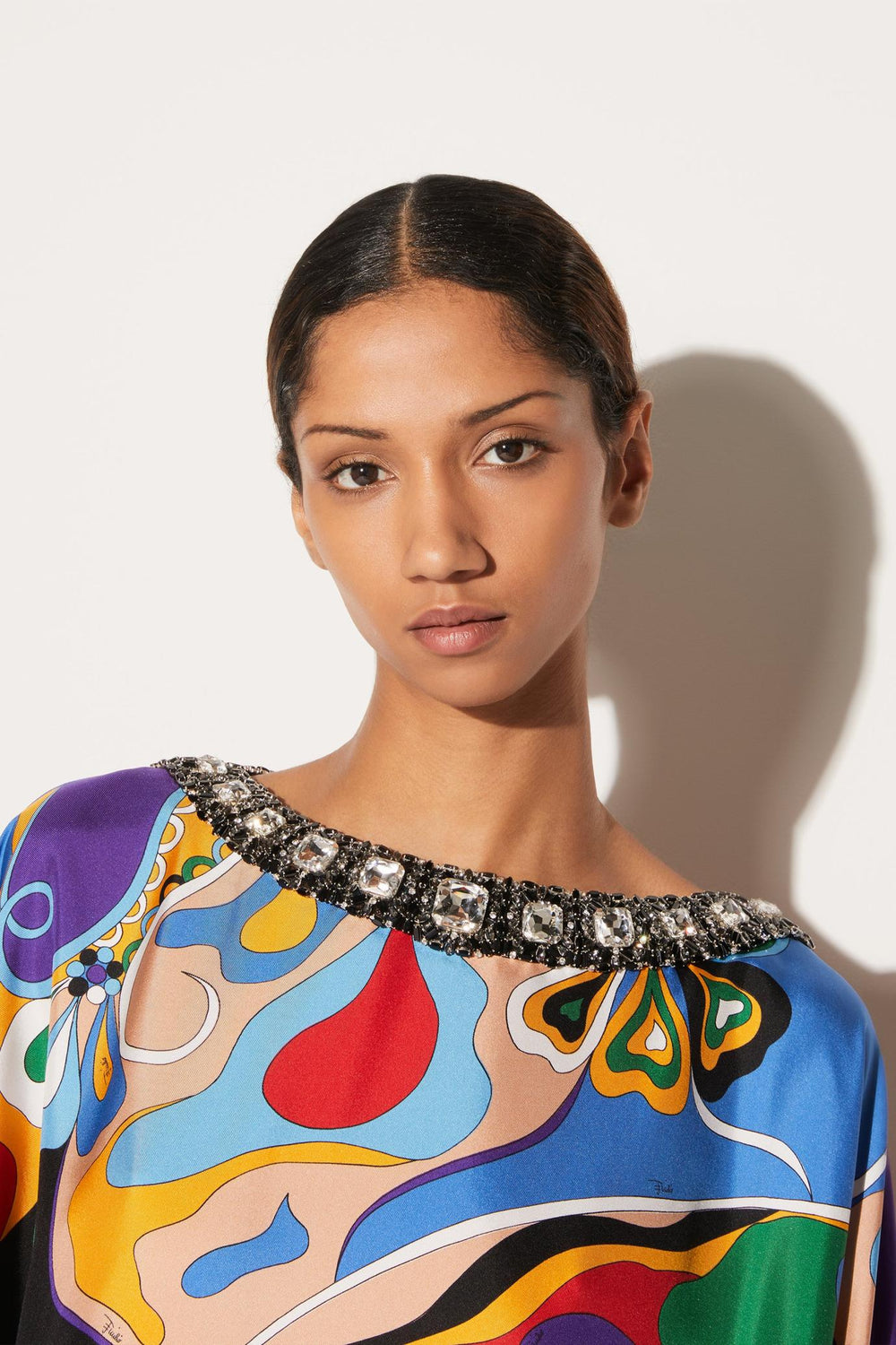 PUCCI Kaftans | Women Orchidee-Print Silk-Twill Kaftan