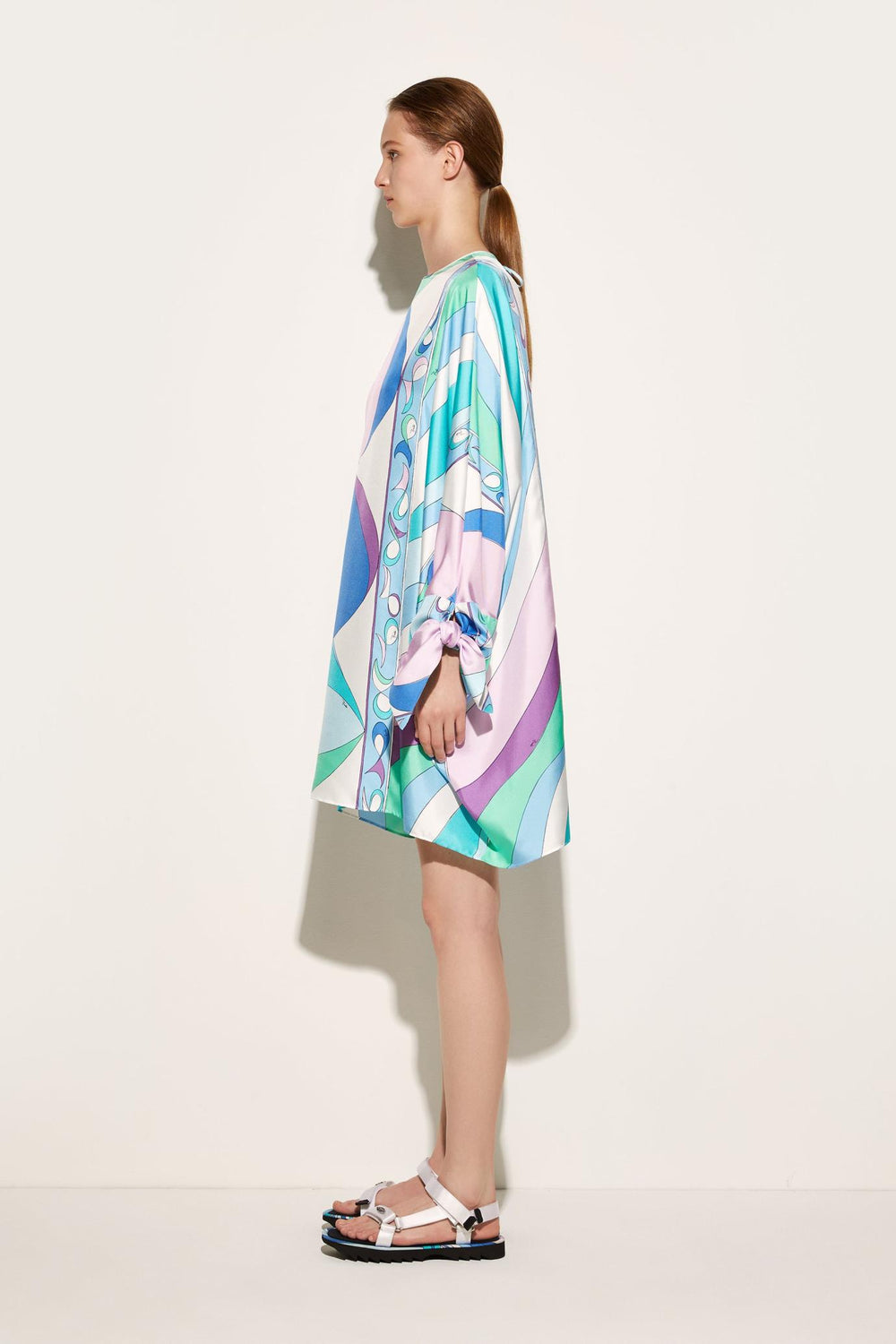 PUCCI Kaftans | Women Pesci-Print Silk-Twill Kaftan
