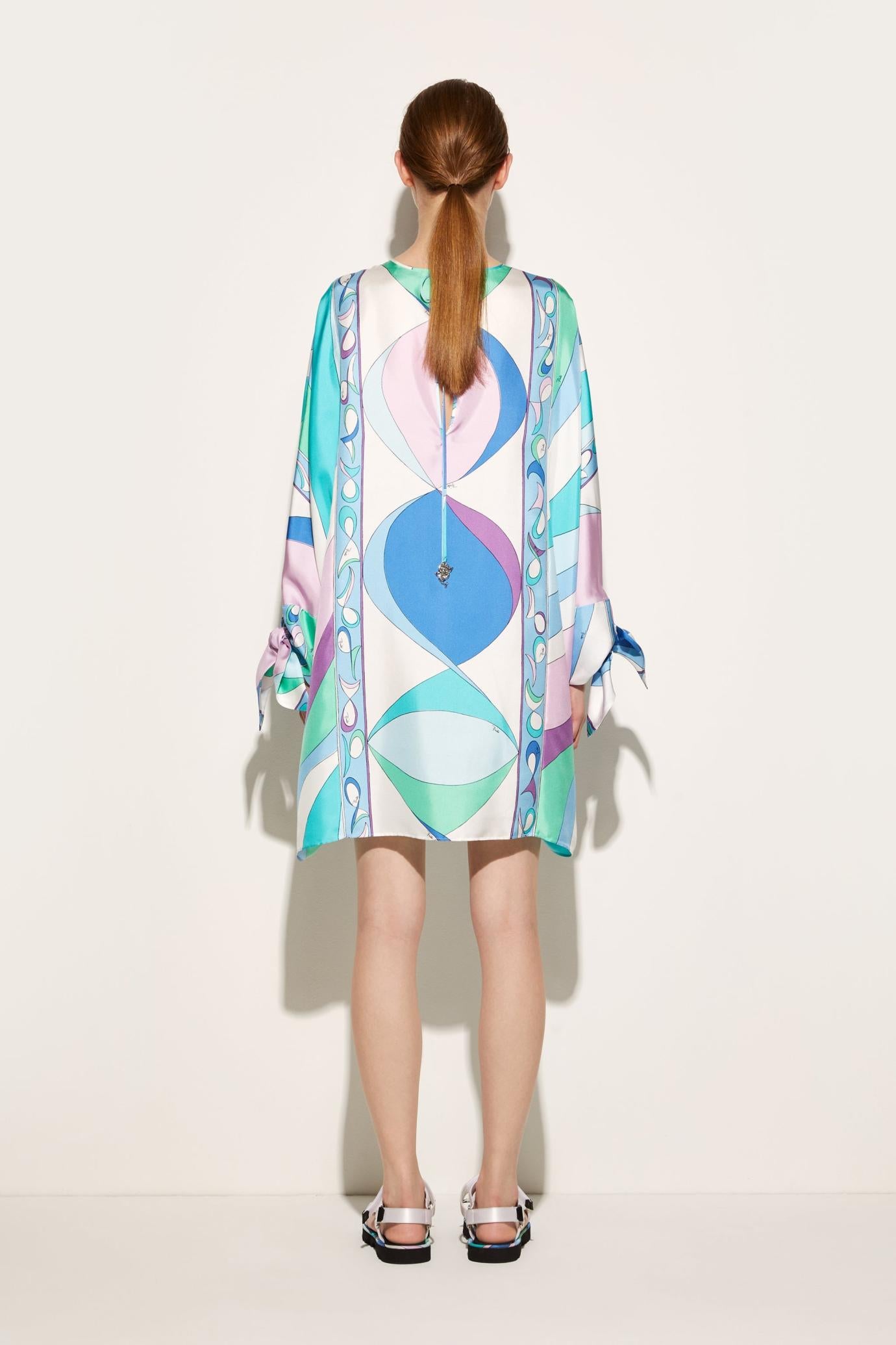 PUCCI Kaftans | Women Pesci-Print Silk-Twill Kaftan