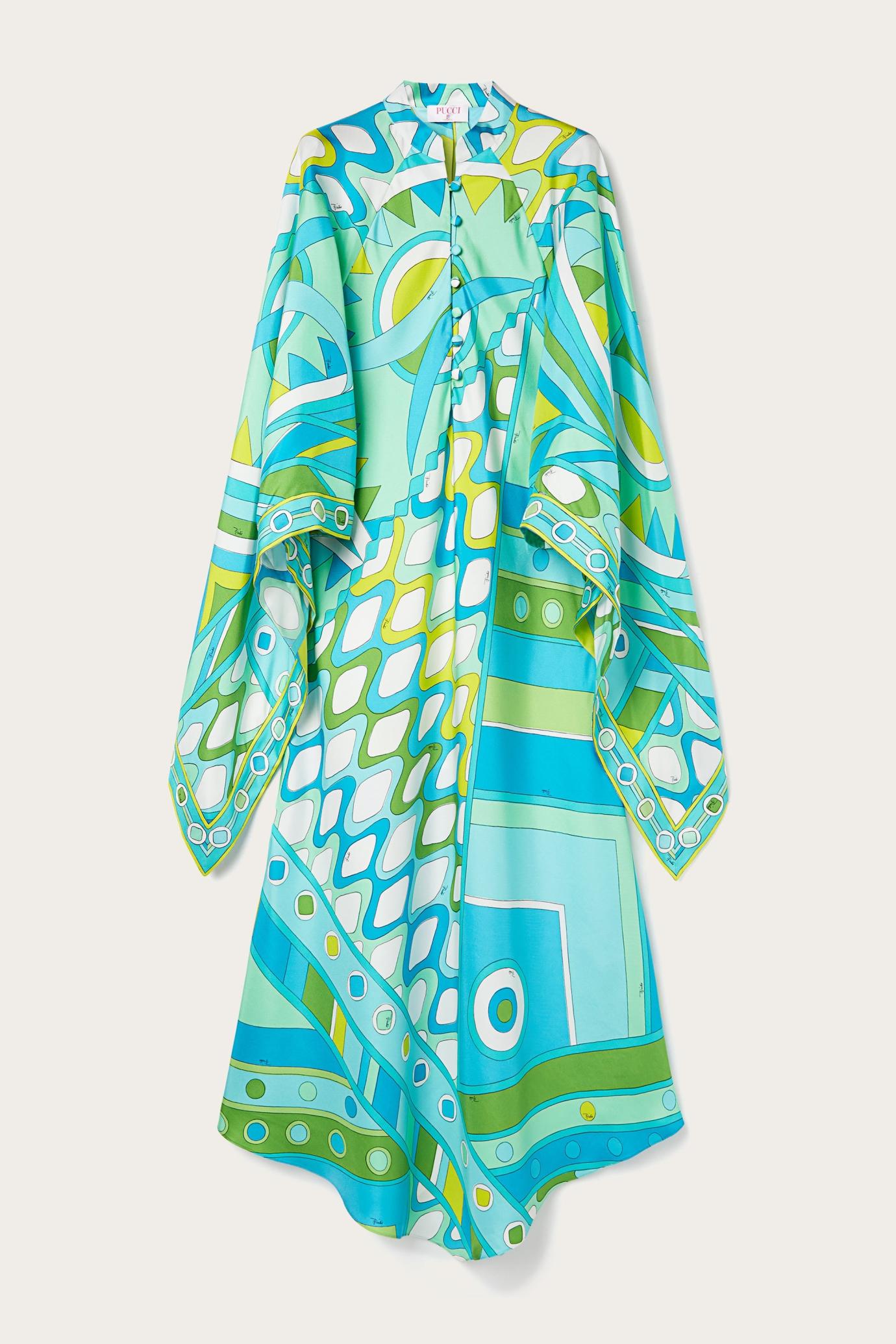 PUCCI Kaftans | Women Vivara-Print Silk-Twill Kaftan
