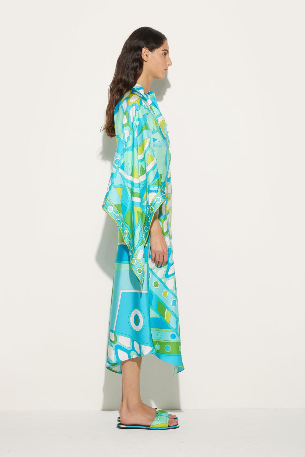 PUCCI Kaftans | Women Vivara-Print Silk-Twill Kaftan