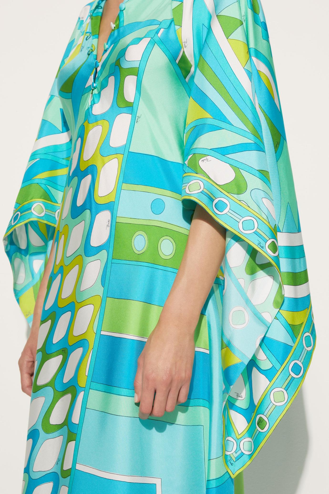 PUCCI Kaftans | Women Vivara-Print Silk-Twill Kaftan