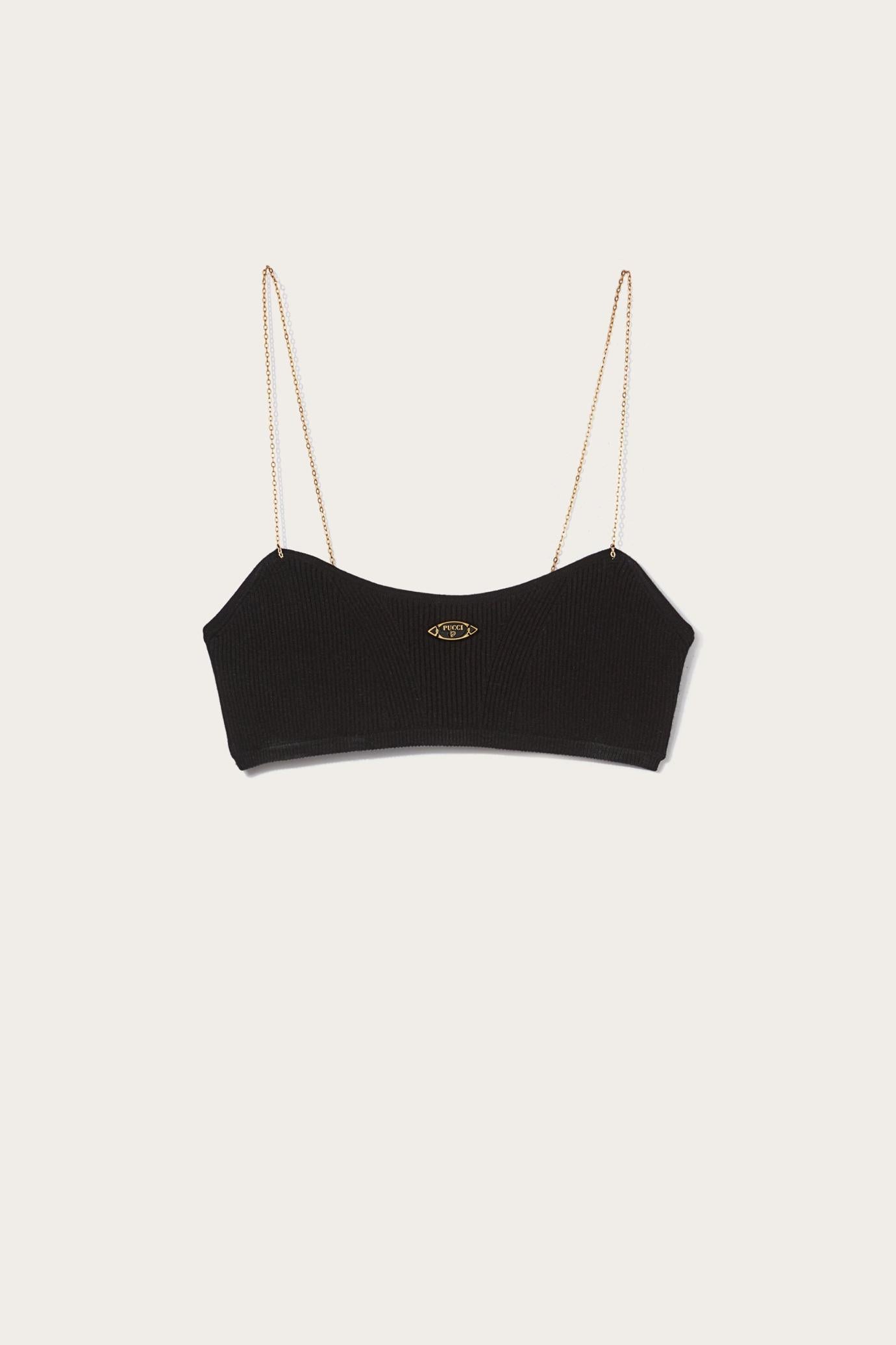 PUCCI Knitwear | Women Chain-Embellished Bandeau Top