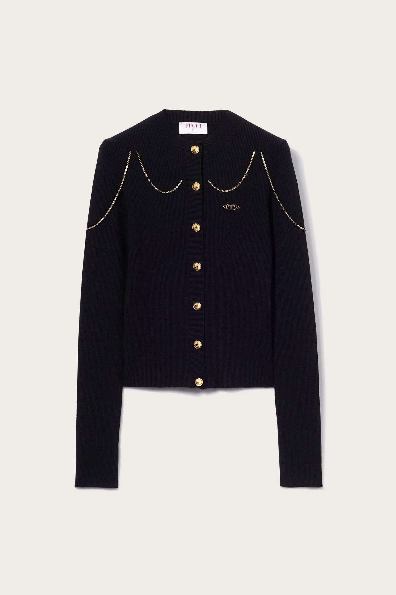 PUCCI Knitwear | Women Chain-Embellished Cardigan