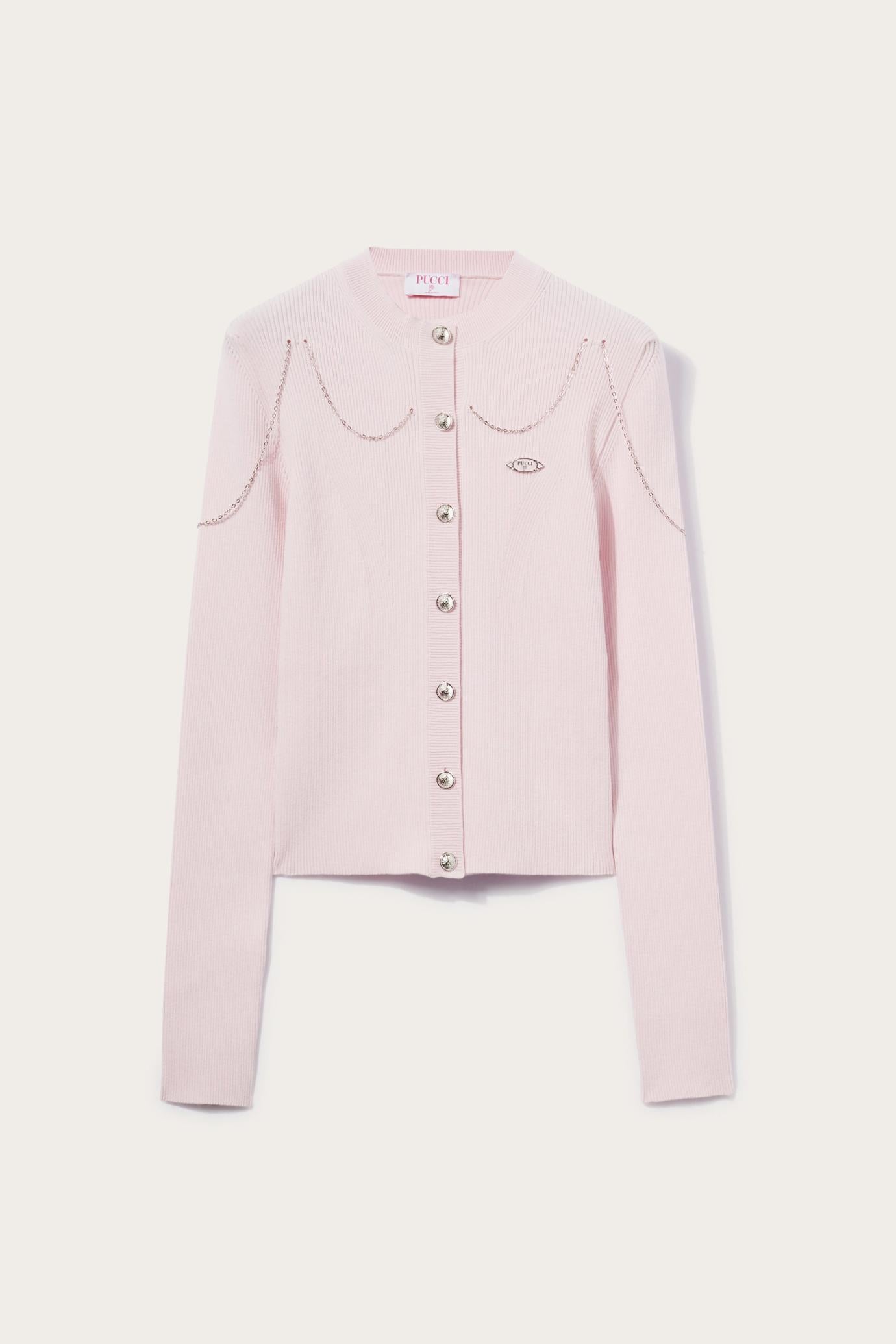 PUCCI Knitwear | Women Chain-Embellished Cardigan