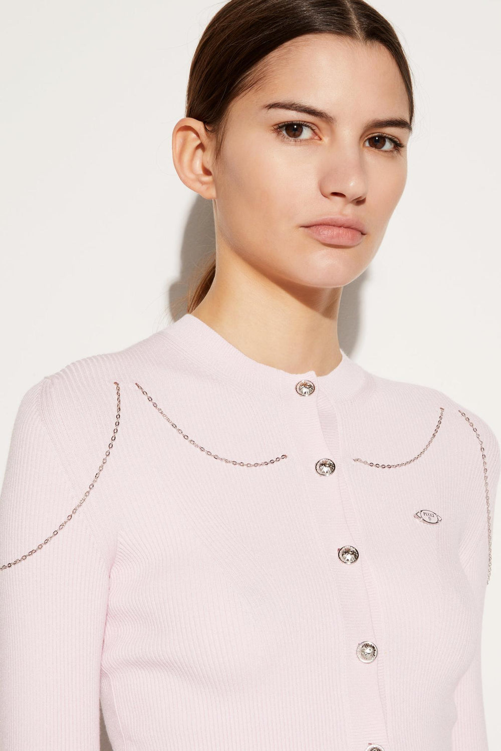 PUCCI Knitwear | Women Chain-Embellished Cardigan