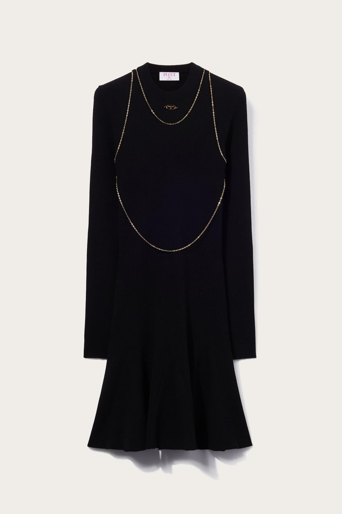 PUCCI Knitwear | Women Chain-Embellished Mini Dress