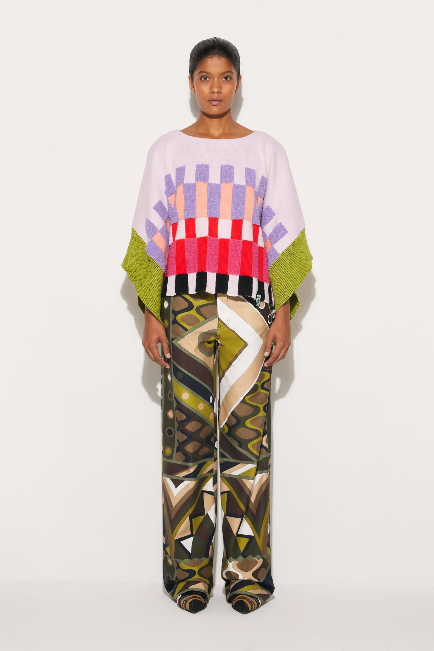 PUCCI Knitwear | Women Colourblock Cotton Sweater