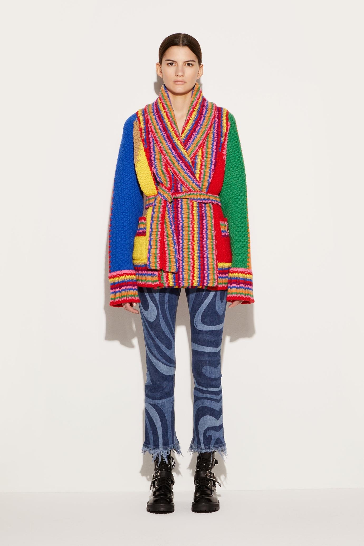 PUCCI Knitwear | Women Colourblock Wool Cardigan