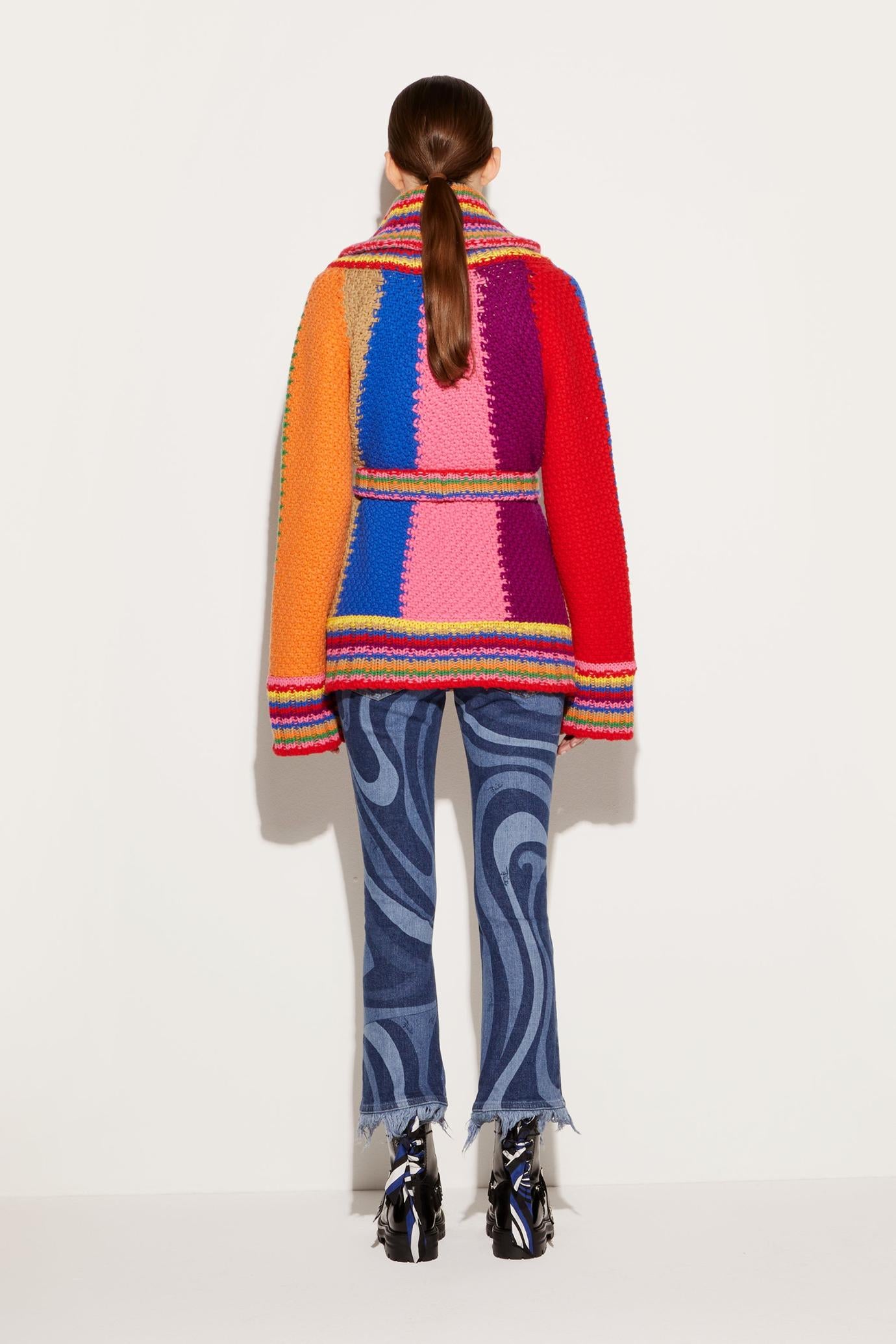PUCCI Knitwear | Women Colourblock Wool Cardigan