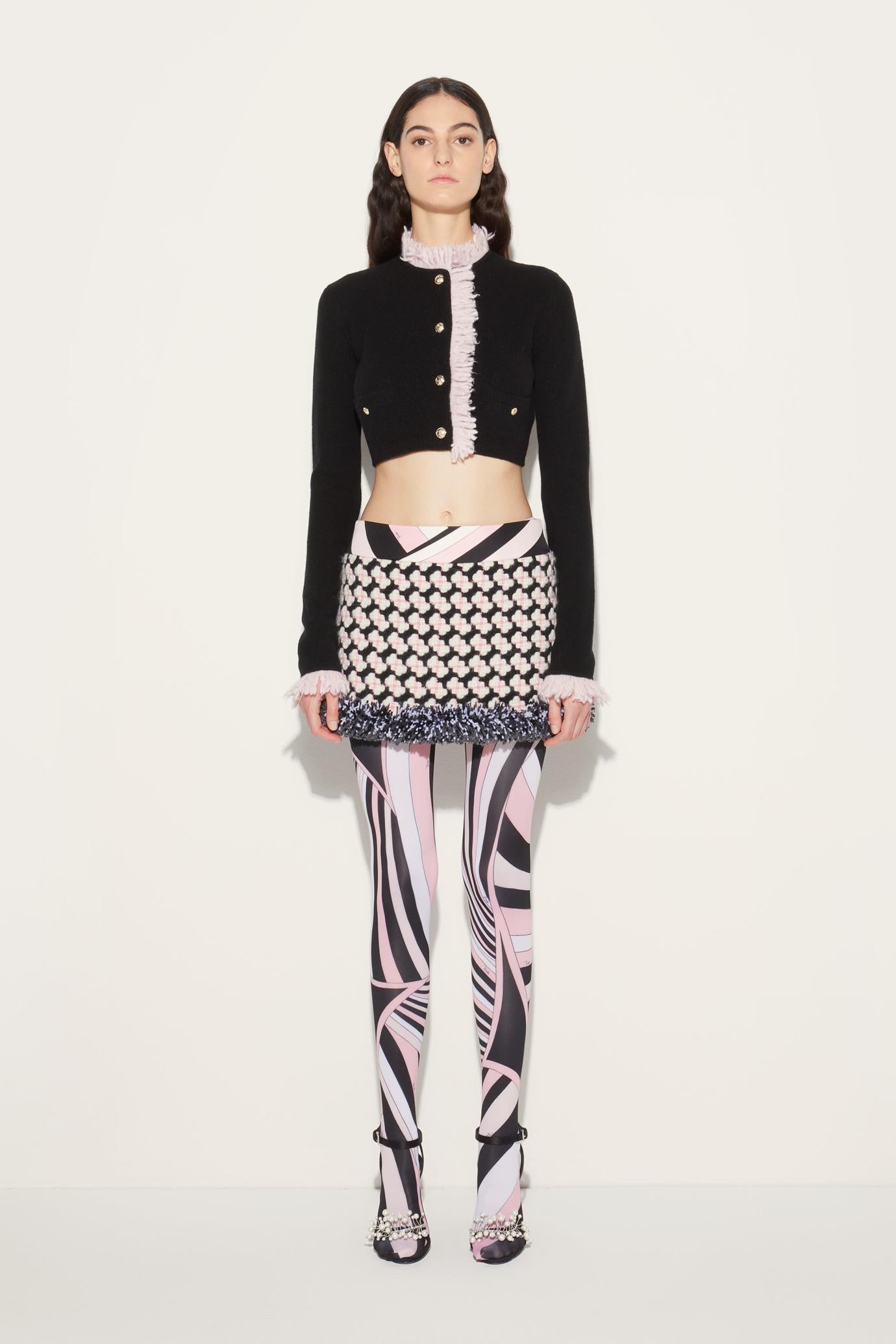 PUCCI Knitwear | Women Fringed Cropped Cardigan