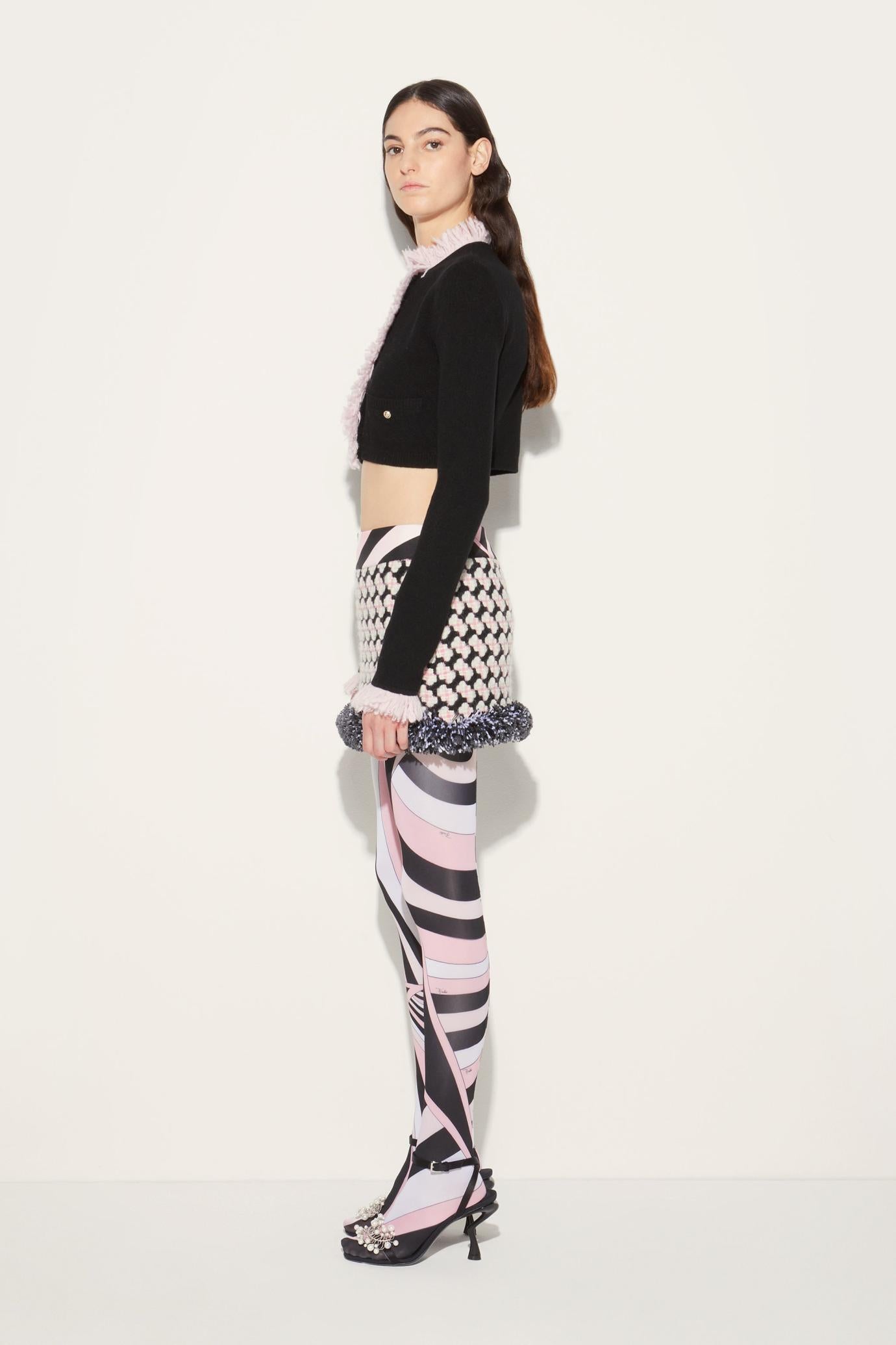 PUCCI Knitwear | Women Fringed Cropped Cardigan