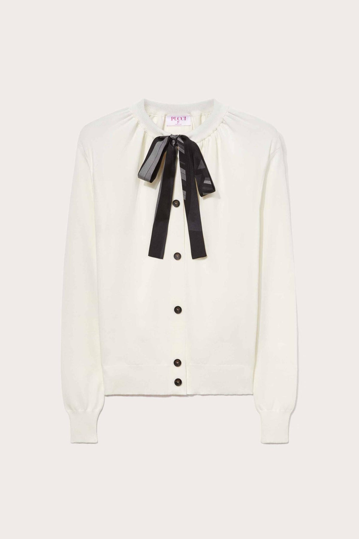 PUCCI Knitwear | Women Iride Print Silk-Twill Cardigan