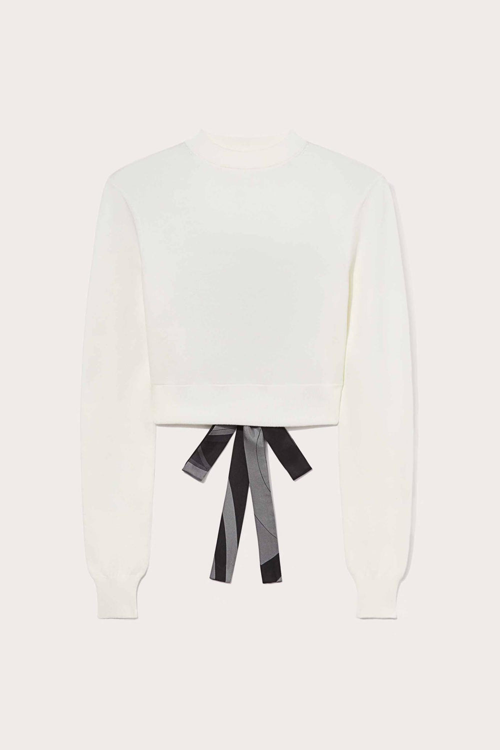 PUCCI Knitwear | Women Iride Silk-Twill Cropped Top