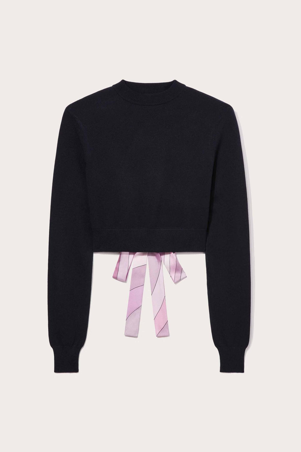 PUCCI Knitwear | Women Iride Silk-Twill Cropped Top
