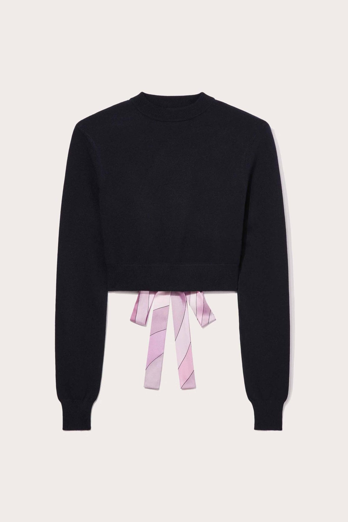 PUCCI Knitwear | Women Iride Silk-Twill Cropped Top