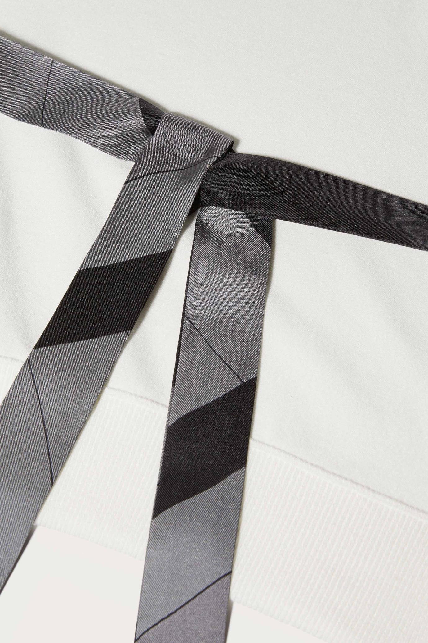 PUCCI Knitwear | Women Iride Silk-Twill Cropped Top