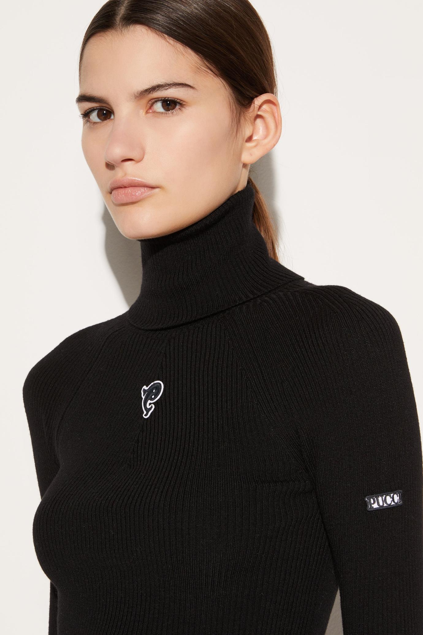 PUCCI Knitwear | Women Logo-Appliqué Roll-Neck Sweater