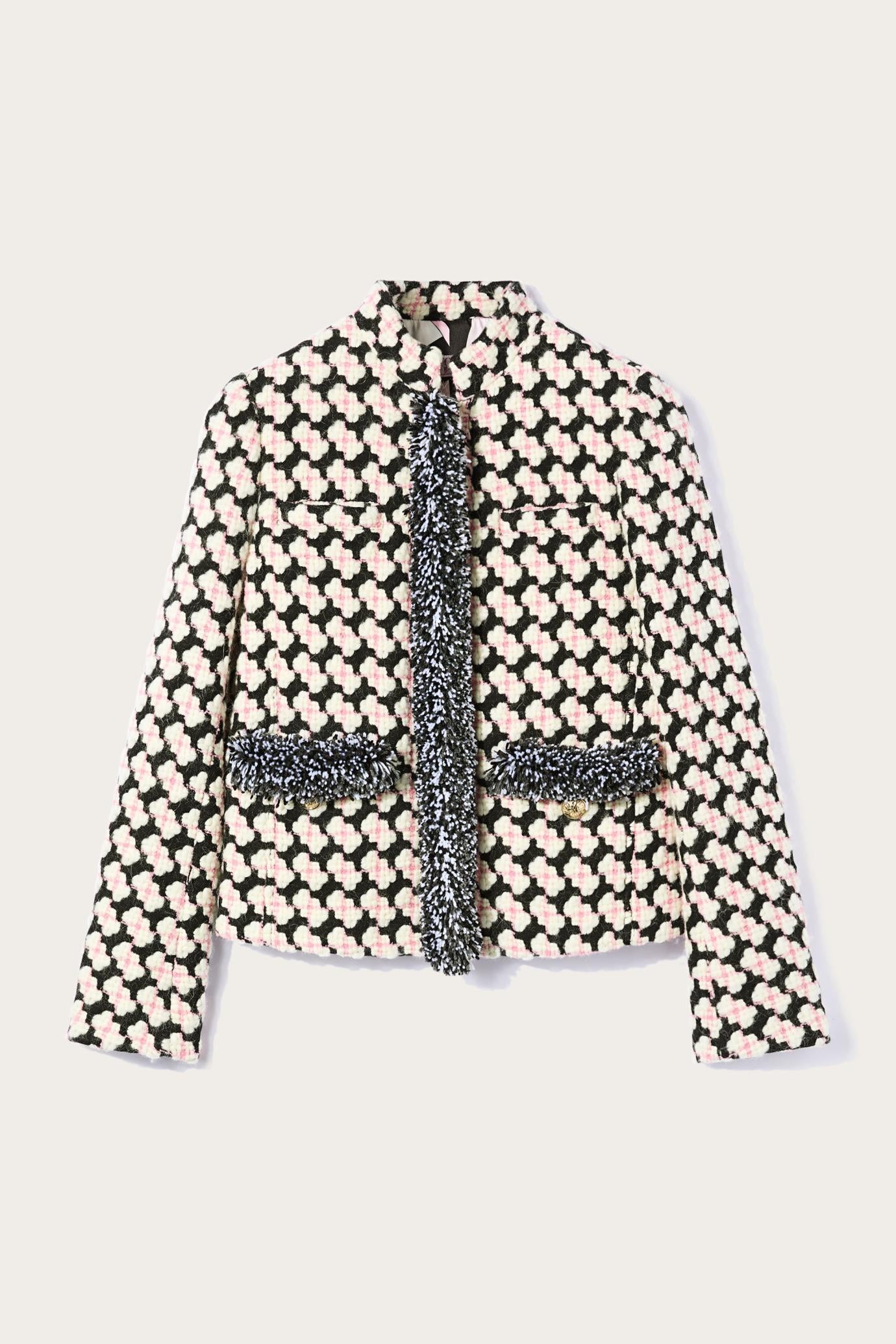 PUCCI Outerwear | Women Fringed Tweed Jacket
