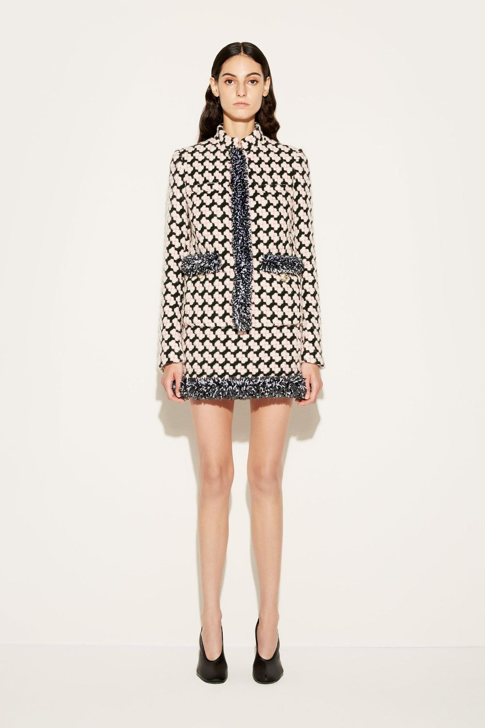 PUCCI Outerwear | Women Fringed Tweed Jacket