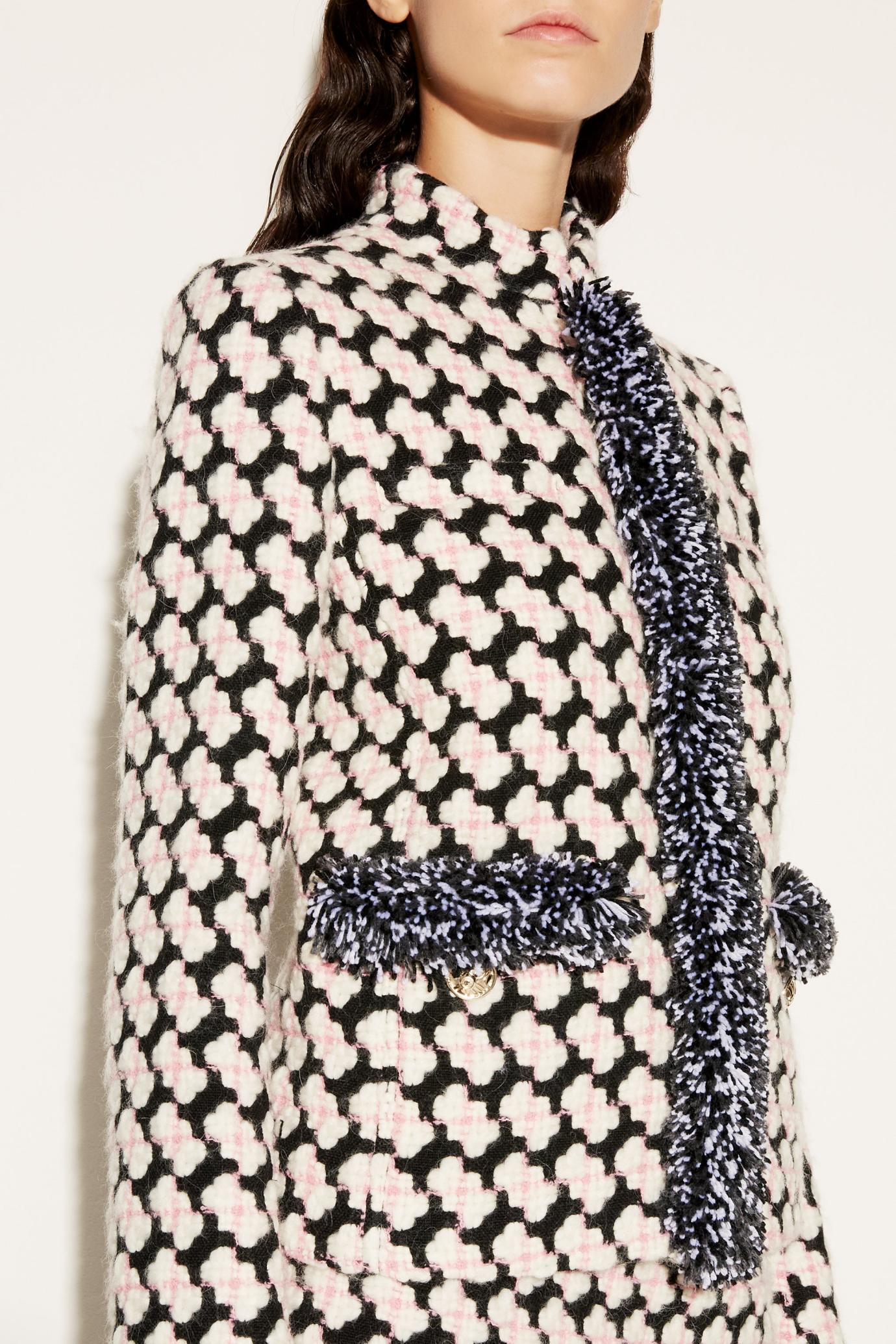 PUCCI Outerwear | Women Fringed Tweed Jacket