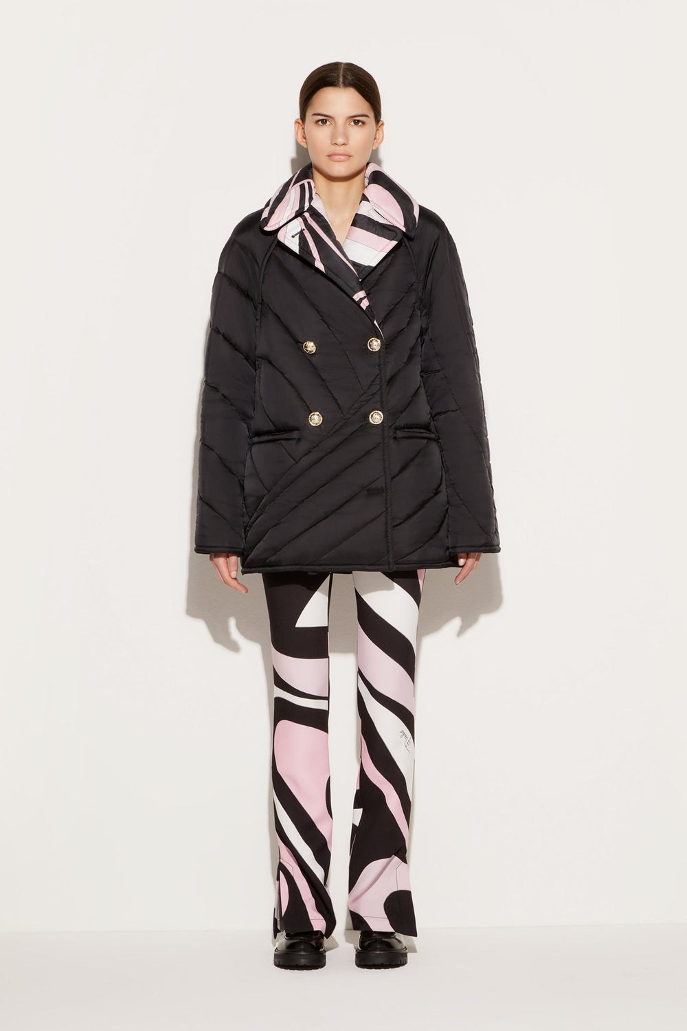 PUCCI Outerwear | Women Iride-Print Quilted Coat