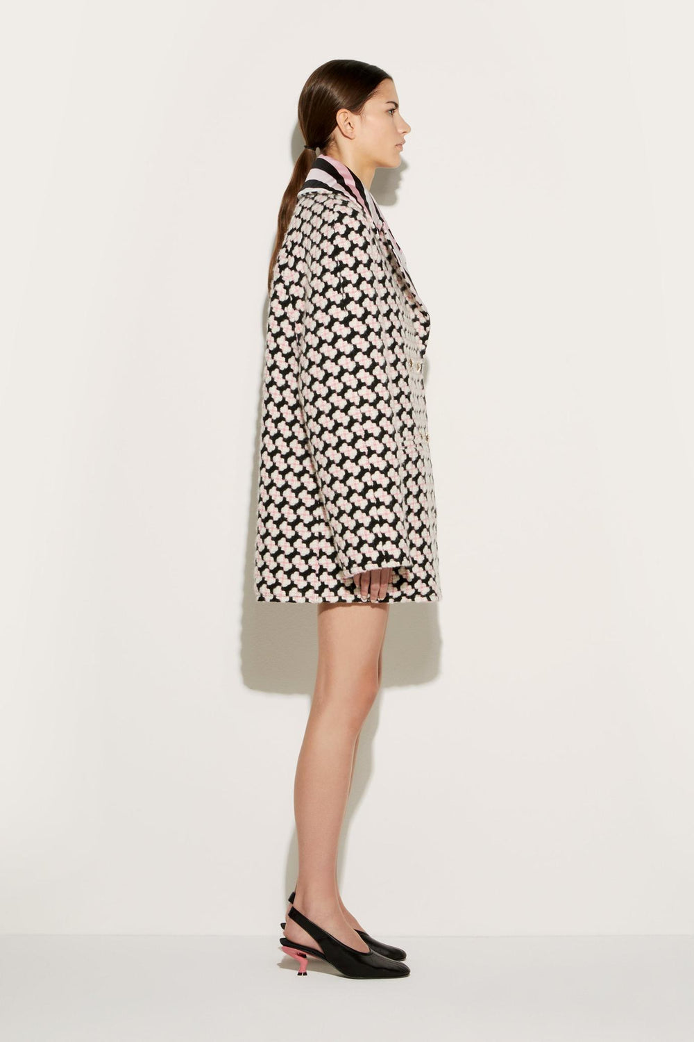 PUCCI Outerwear | Women Iride-Print Tweed Coat