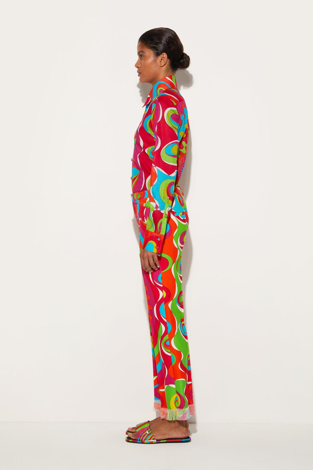 PUCCI Pants And Shorts | Women Bersaglio-Print Trousers