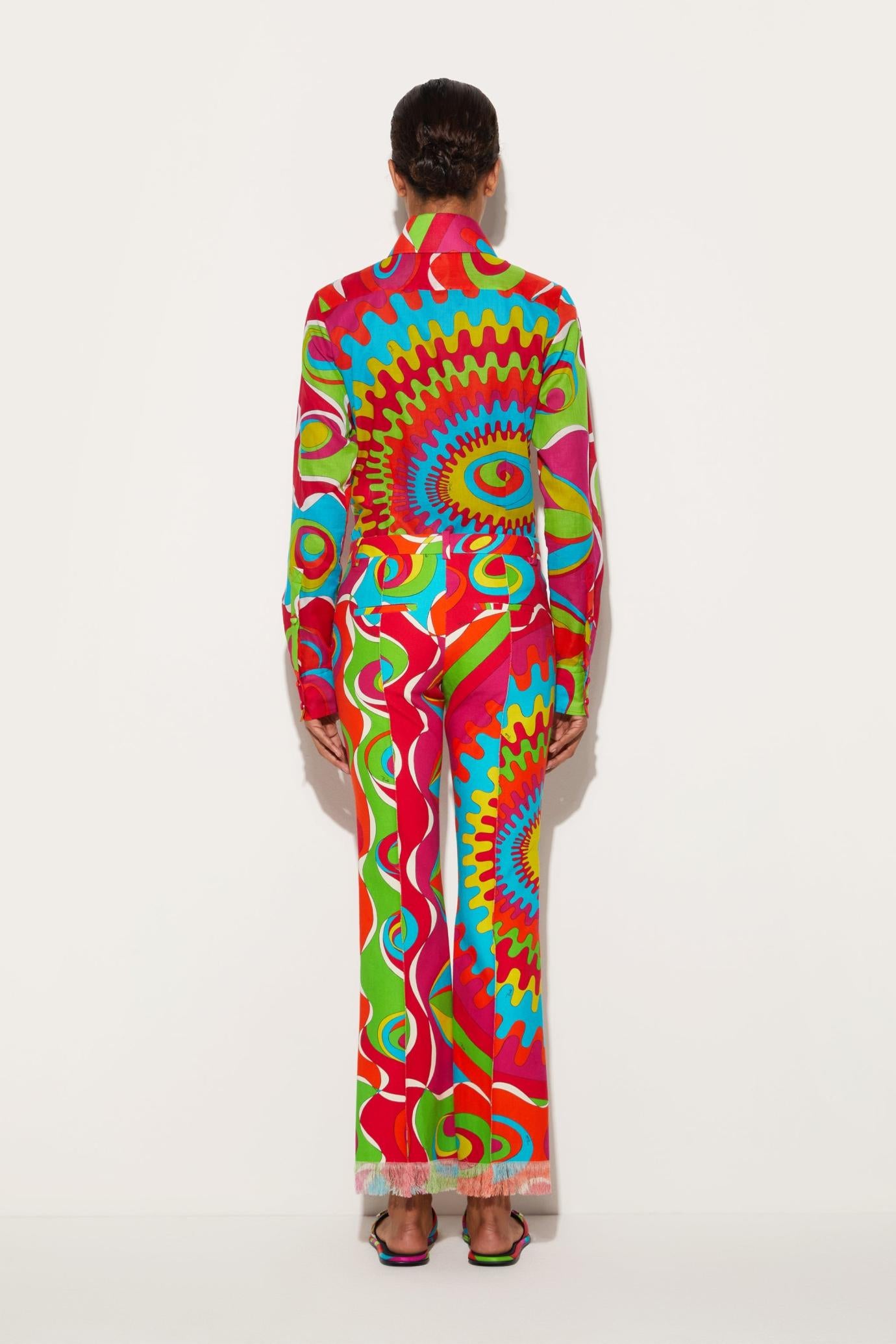 PUCCI Pants And Shorts | Women Bersaglio-Print Trousers