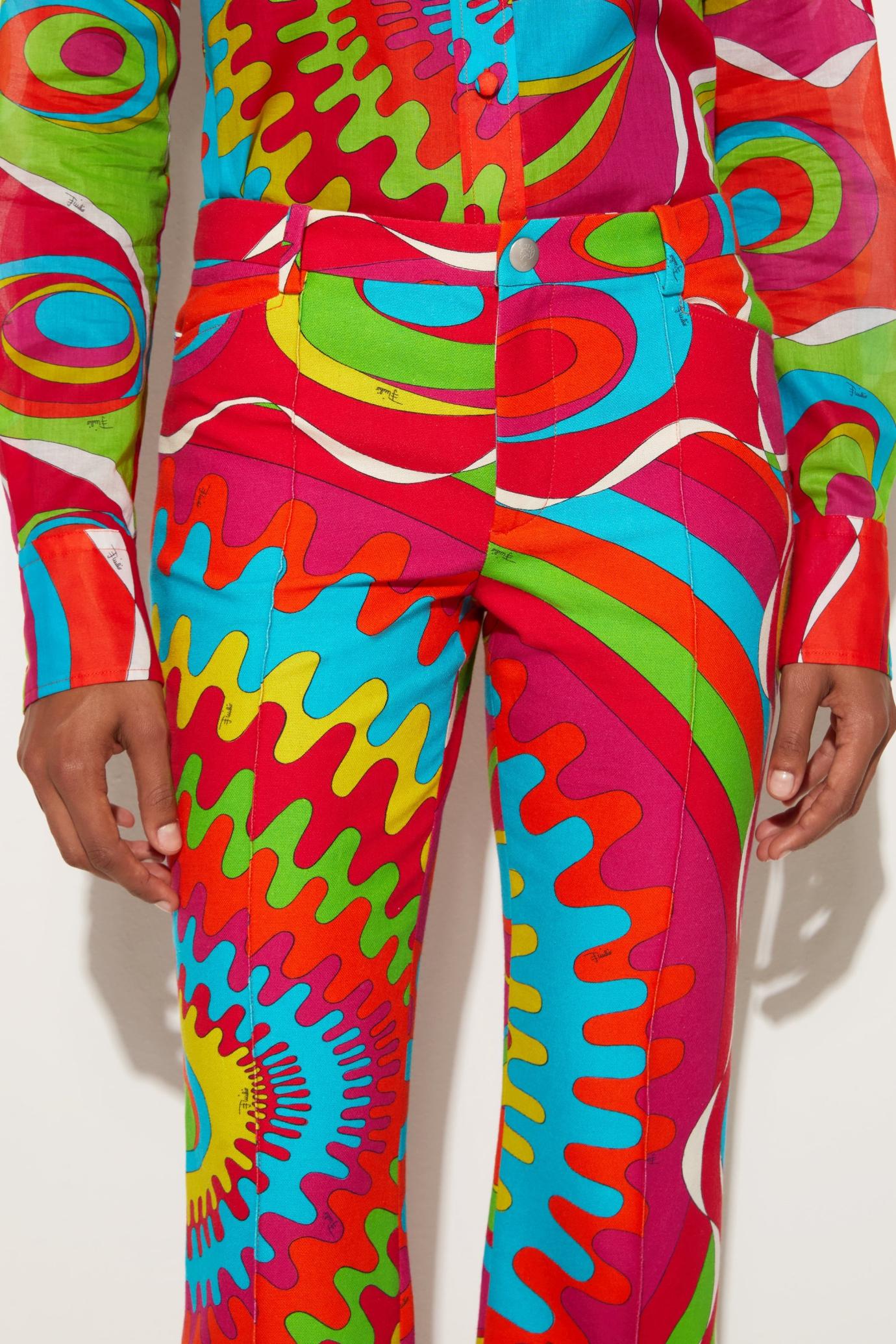 PUCCI Pants And Shorts | Women Bersaglio-Print Trousers
