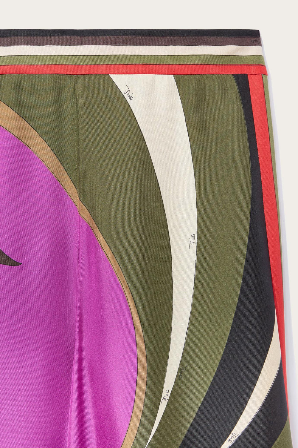 PUCCI Pants And Shorts | Women Cigni-Print Silk Trousers