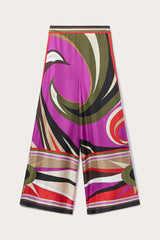 PUCCI Pants And Shorts | Women Cigni-Print Silk Trousers