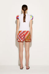 PUCCI Pants And Shorts | Women Festa-Print Silk-Twill Shorts