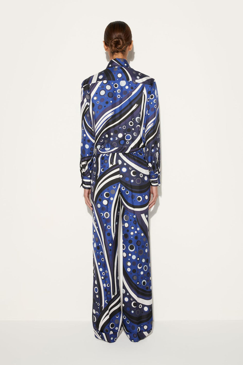 PUCCI Pants And Shorts | Women Fontane-Print Silk-Twill Trousers