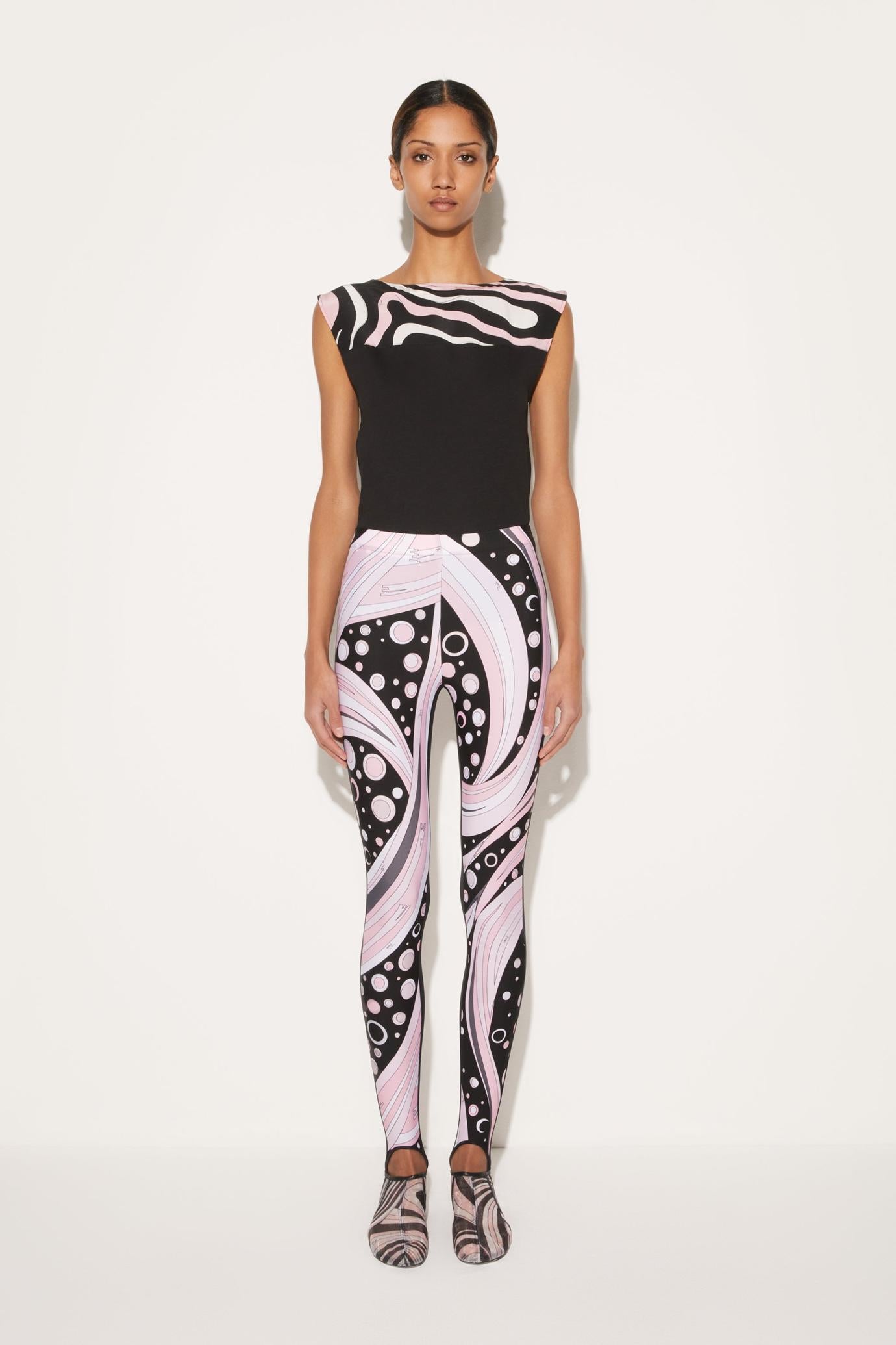 PUCCI Pants And Shorts | Women Fontane-Print Stirrup Leggings