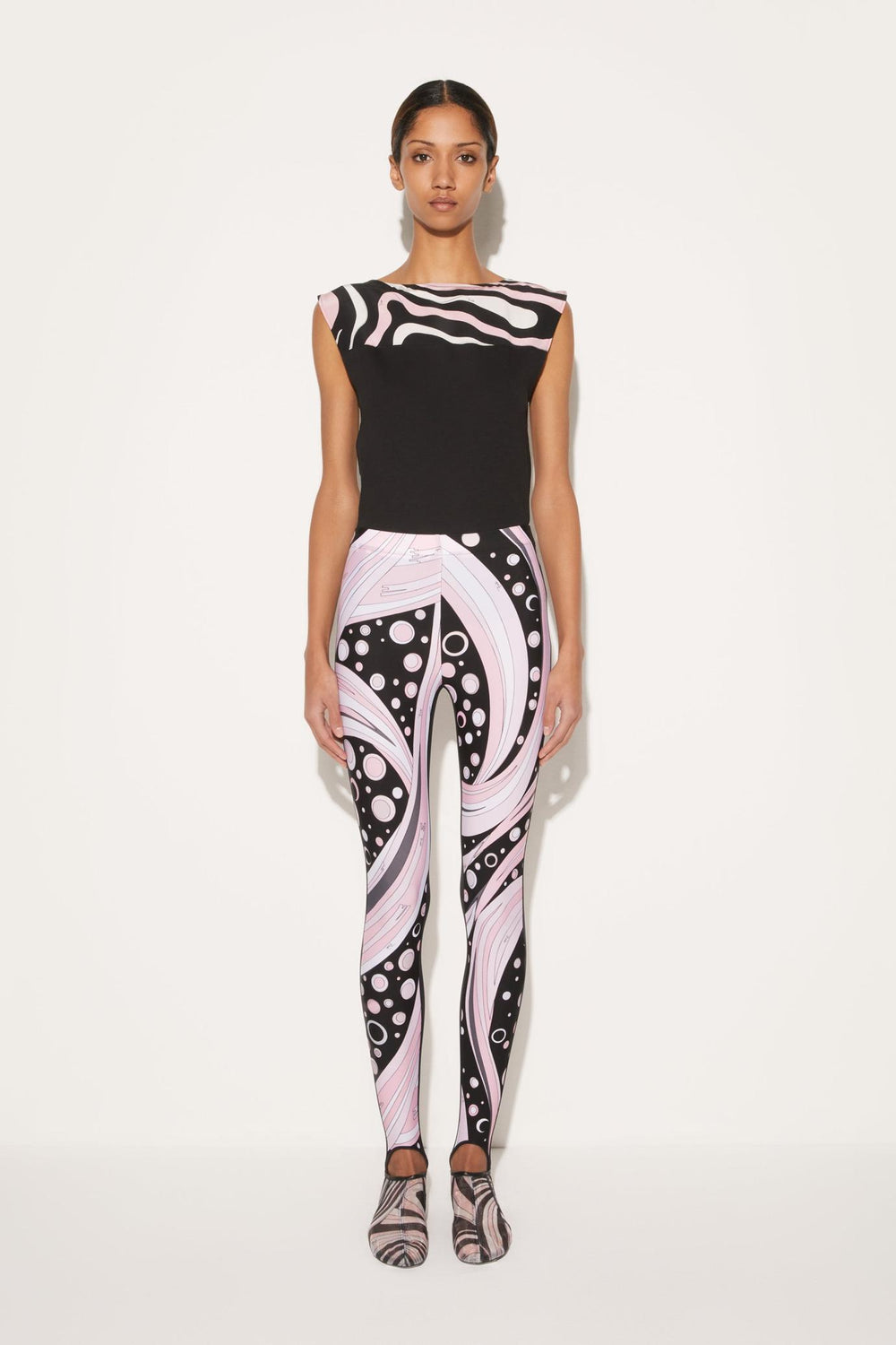 PUCCI Pants And Shorts | Women Fontane-Print Stirrup Leggings
