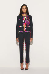PUCCI Pants And Shorts | Women Iride And Cigni-Print Pinstripe Trousers