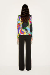 PUCCI Pants And Shorts | Women Iride And Orchidee-Print Trousers