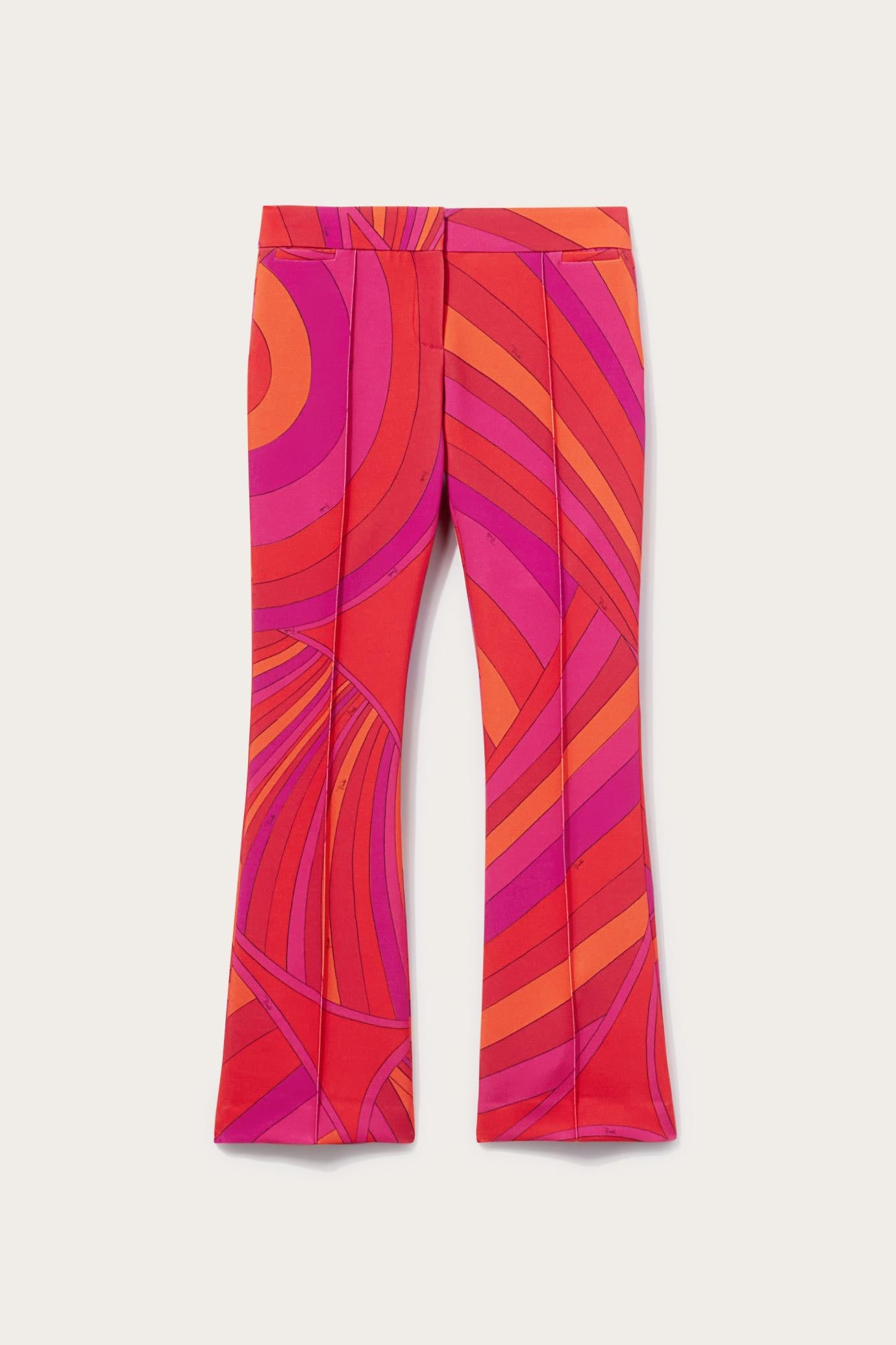PUCCI Pants And Shorts | Women Iride-Print Flared Trousers