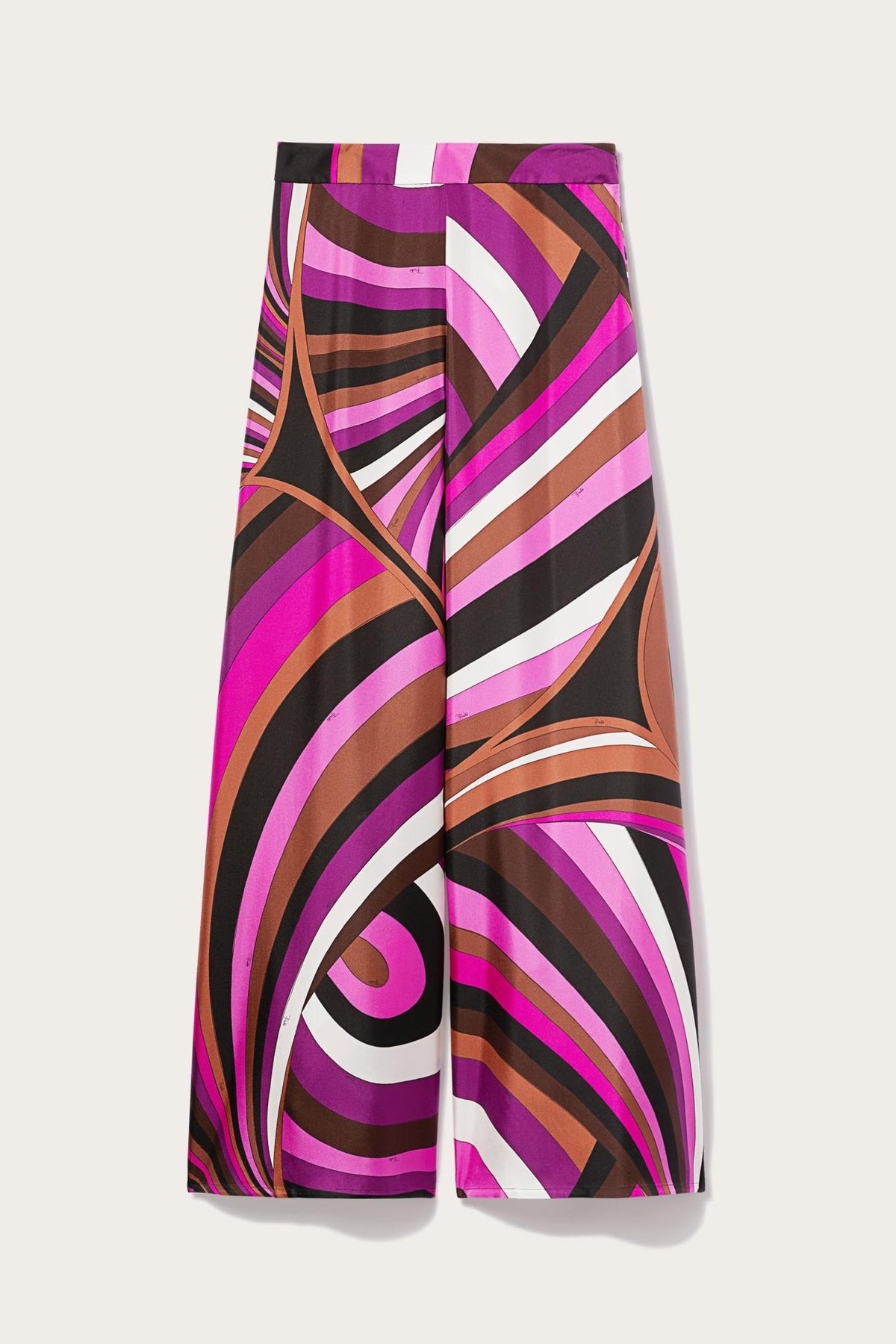 PUCCI Pants And Shorts | Women Iride-Print Silk-Twill Trousers