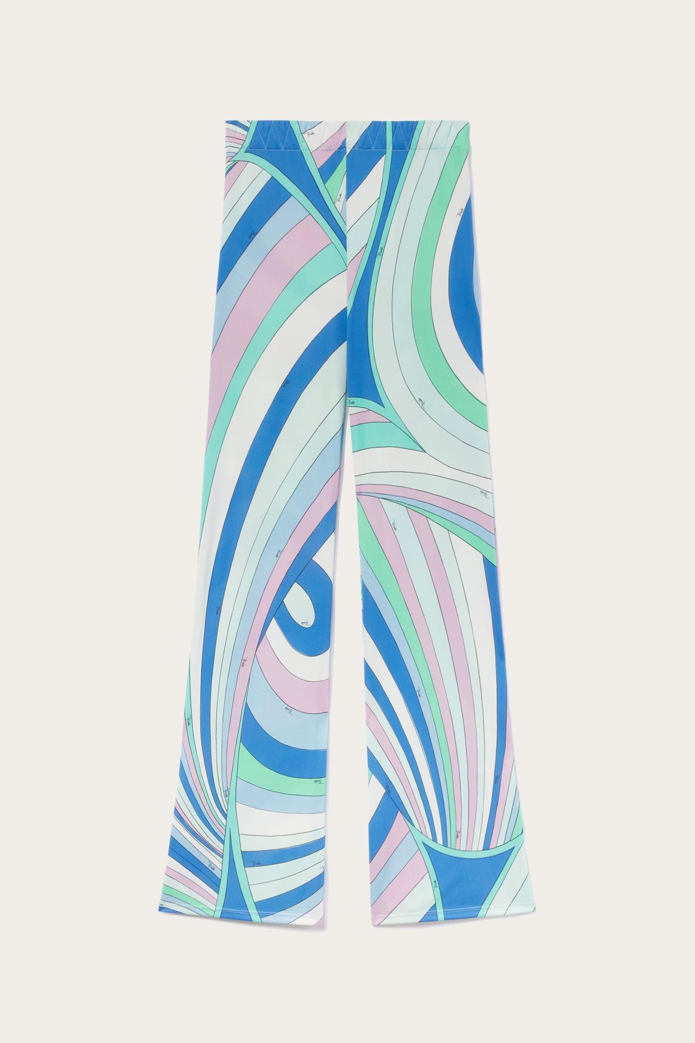 PUCCI Pants And Shorts | Women Iride-Print Trousers
