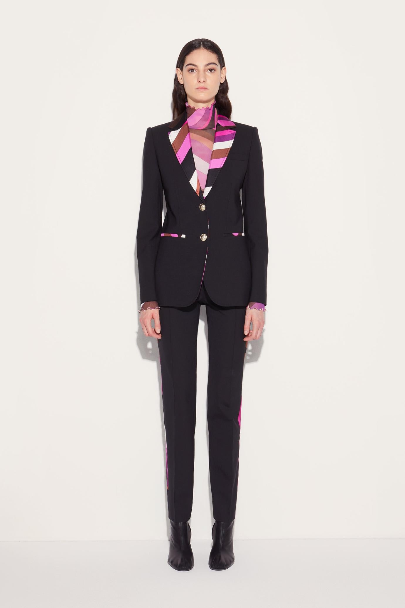 PUCCI Pants And Shorts | Women Iride-Print Trousers