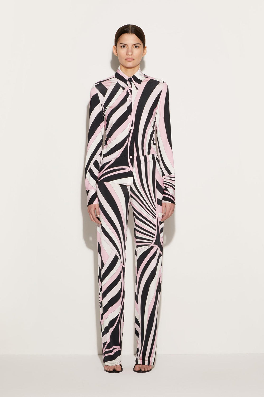 PUCCI Pants And Shorts | Women Iride-Print Trousers