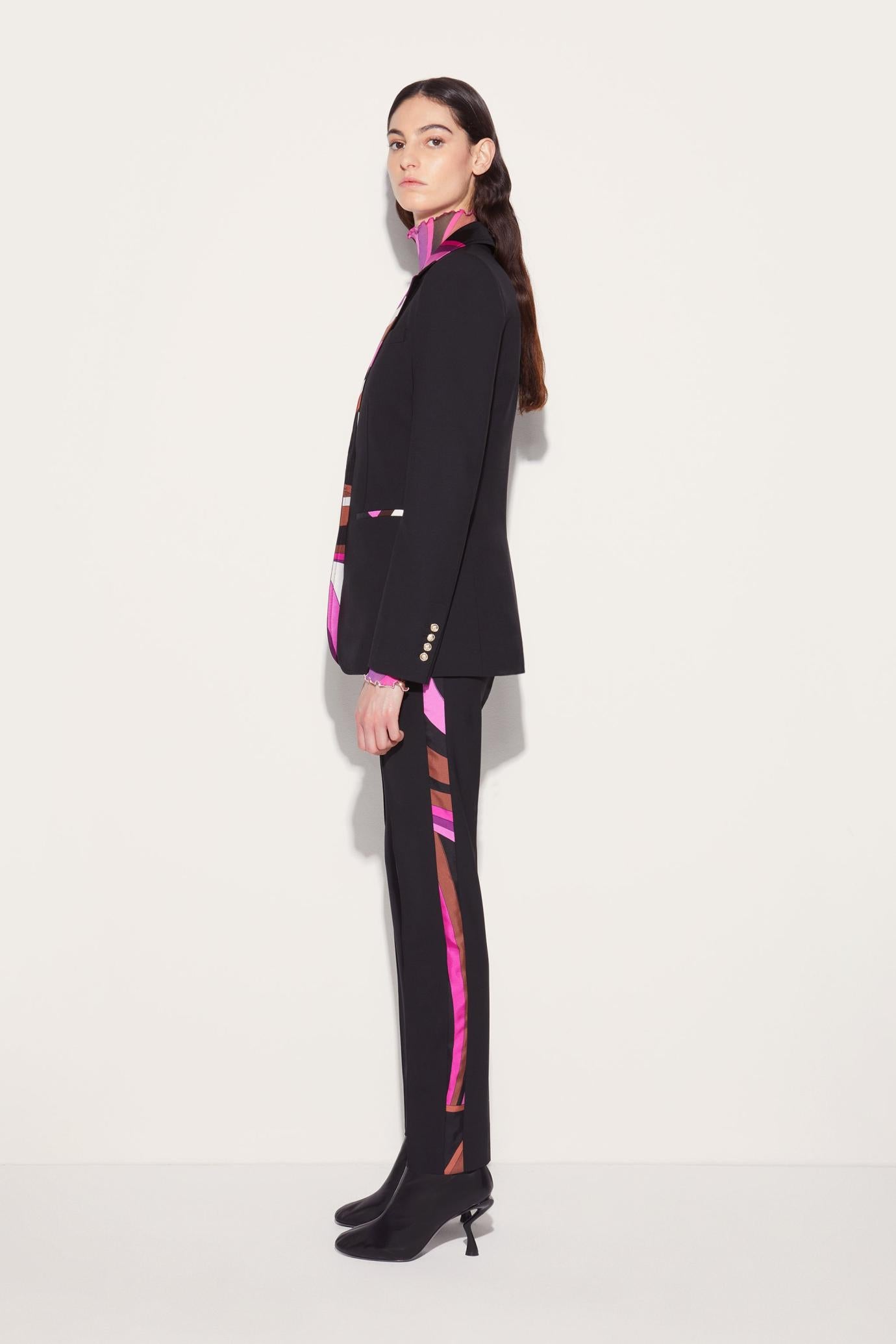 PUCCI Pants And Shorts | Women Iride-Print Trousers