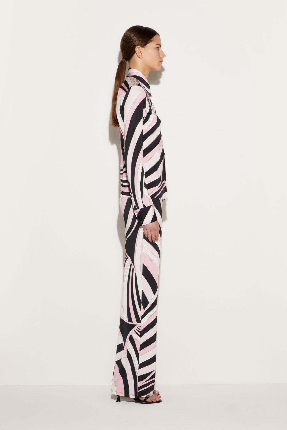 PUCCI Pants And Shorts | Women Iride-Print Trousers