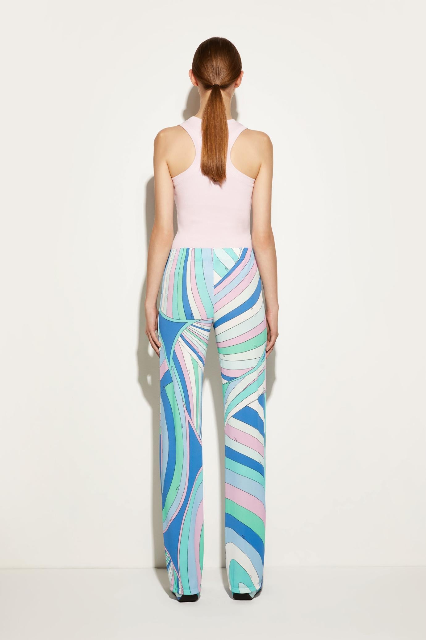 PUCCI Pants And Shorts | Women Iride-Print Trousers