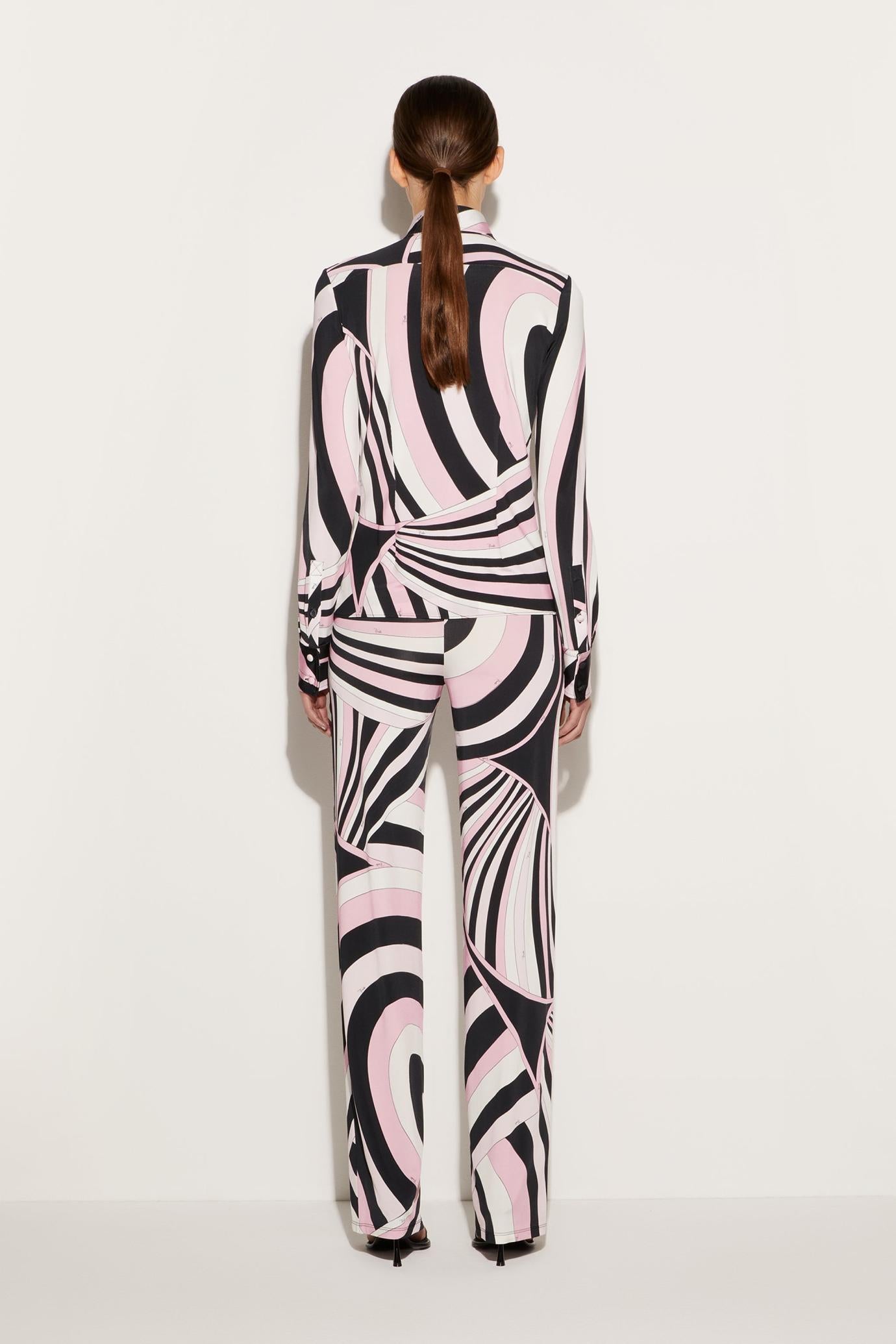 PUCCI Pants And Shorts | Women Iride-Print Trousers