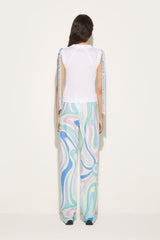 PUCCI Pants And Shorts | Women Marmo-Print Cotton Trousers