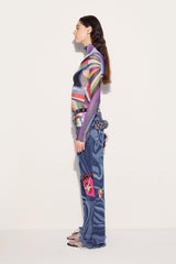 PUCCI Pants And Shorts | Women Marmo-Print Embellished Jeans