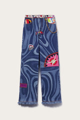 PUCCI Pants And Shorts | Women Marmo-Print Embellished Jeans
